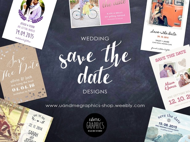 Save the date card designs cape town south africa